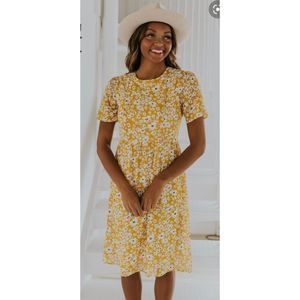 Roolee Mom nursing dress floral medium